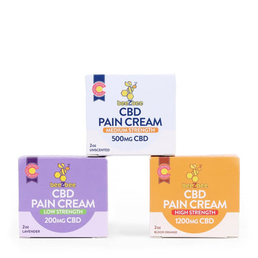 CBD Pain Cream with different flavor and variants
