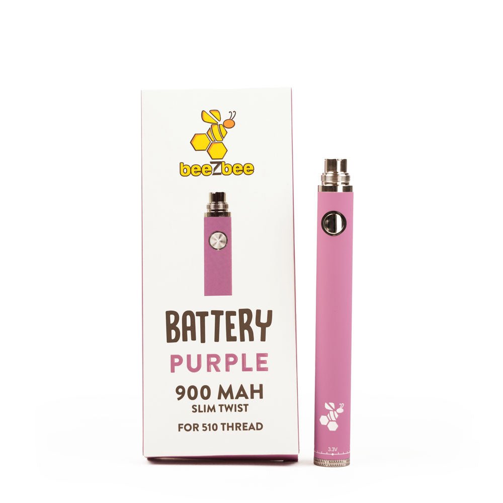 cartridge battery purple 900 MAH slim twist for 510 thread