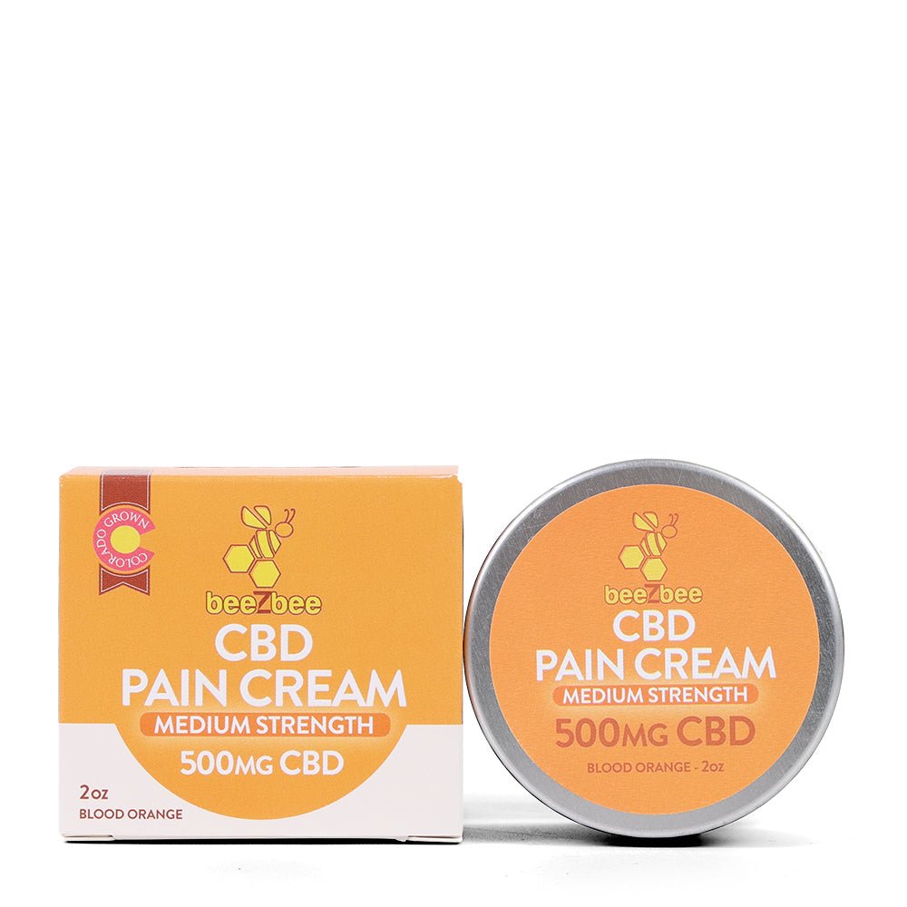 cbd pain cream low strength 500mg in blood orange flavor