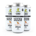 CBD Seltzer - Peach Tea - beeZbee