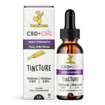 CBD+CBG Tincture, High Strength - beeZbee